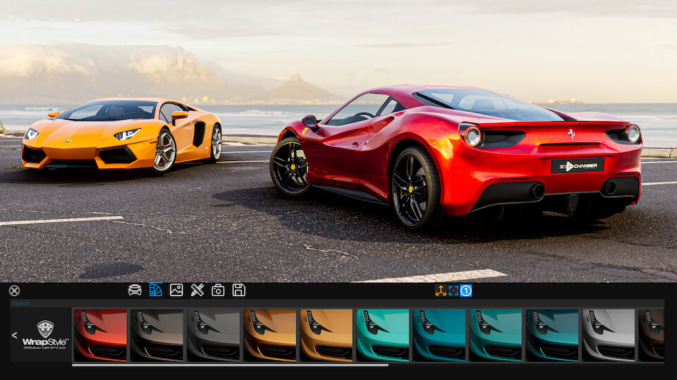 3D Changer 3D car wrap configurator Design editor